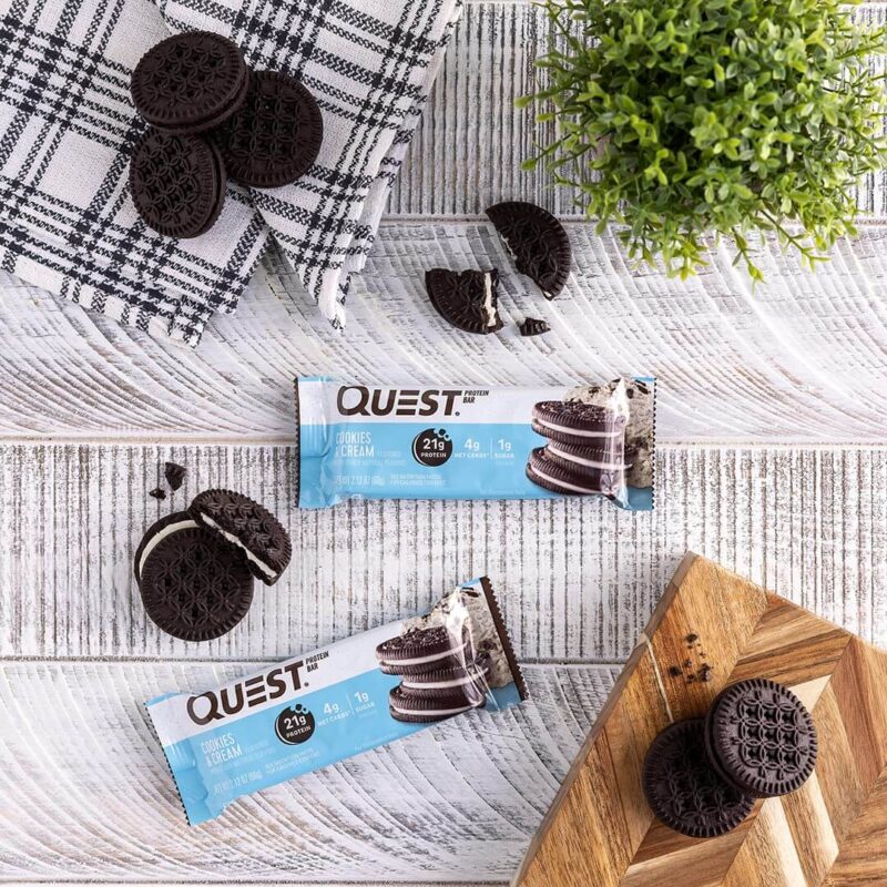 QUEST NUTRITION BARS COOKIES & CREAM 5