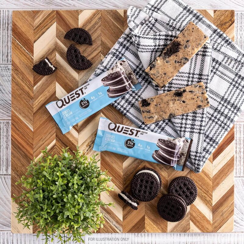 QUEST NUTRITION BARS COOKIES & CREAM 6