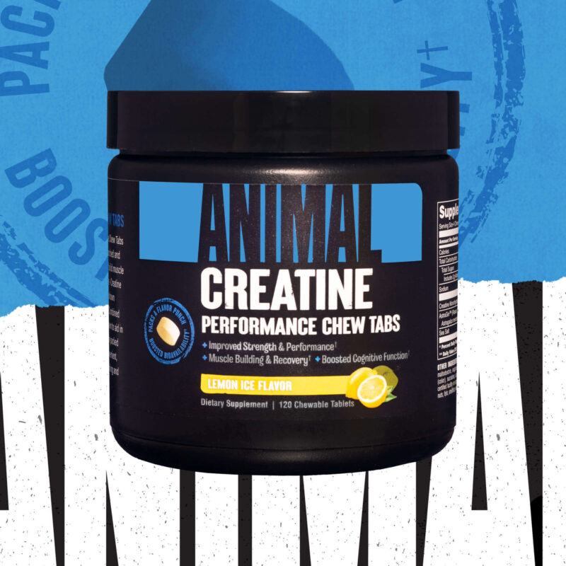 ANIMAL CREATINE CHEW TABS LEMON ICE 5