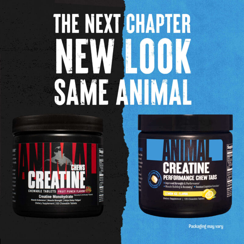 ANIMAL CREATINE CHEW TABS LEMON ICE 7