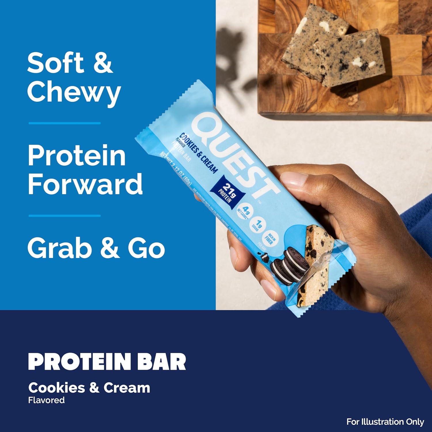 QUEST PROTEIN BAR (Cookies & Cream) 5