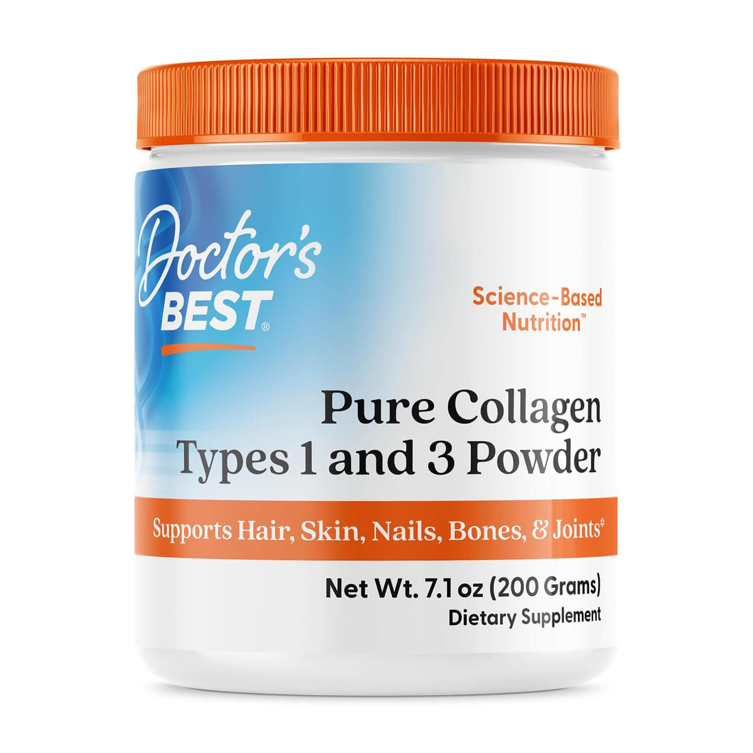Doctor’s BEST Pure Collagen Types 1 and 3 Powder (200 Grams) 1 Doctor’s BEST Pure Collagen Types 1 and 3 Powder (200 Grams) - Image 1