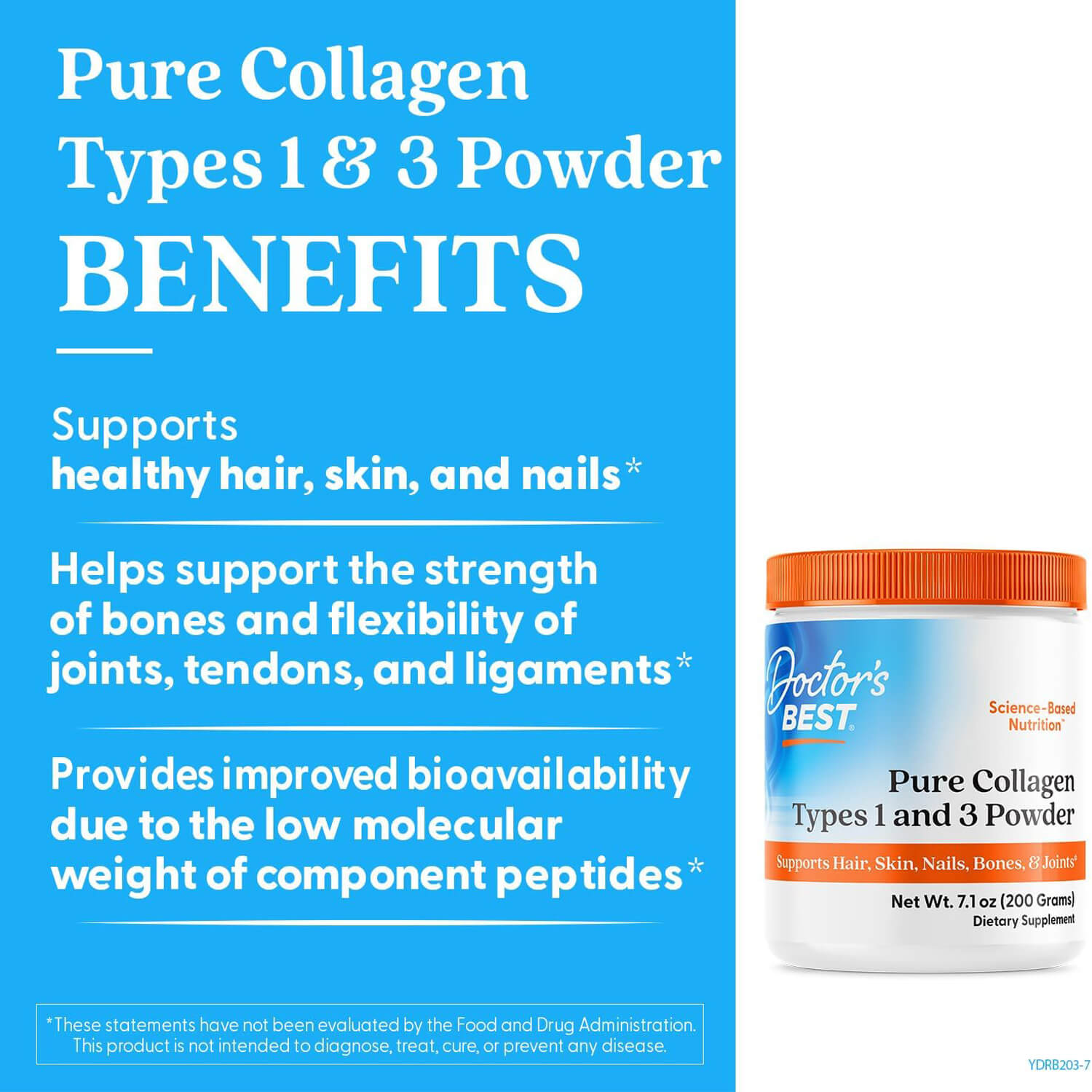 Doctor’s BEST Pure Collagen Types 1 and 3 Powder (200 Grams) 4