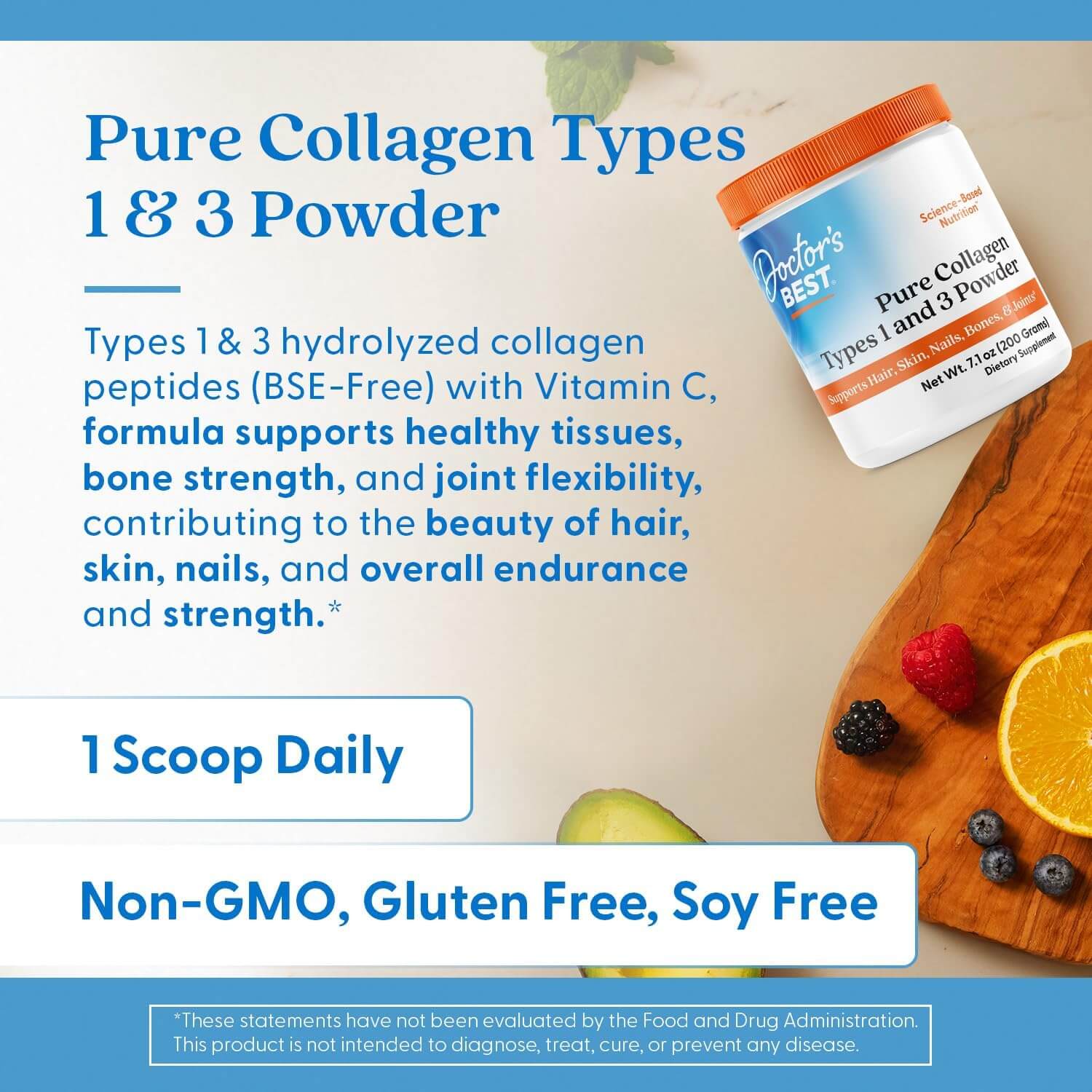 Doctor’s BEST Pure Collagen Types 1 and 3 Powder (200 Grams) 5