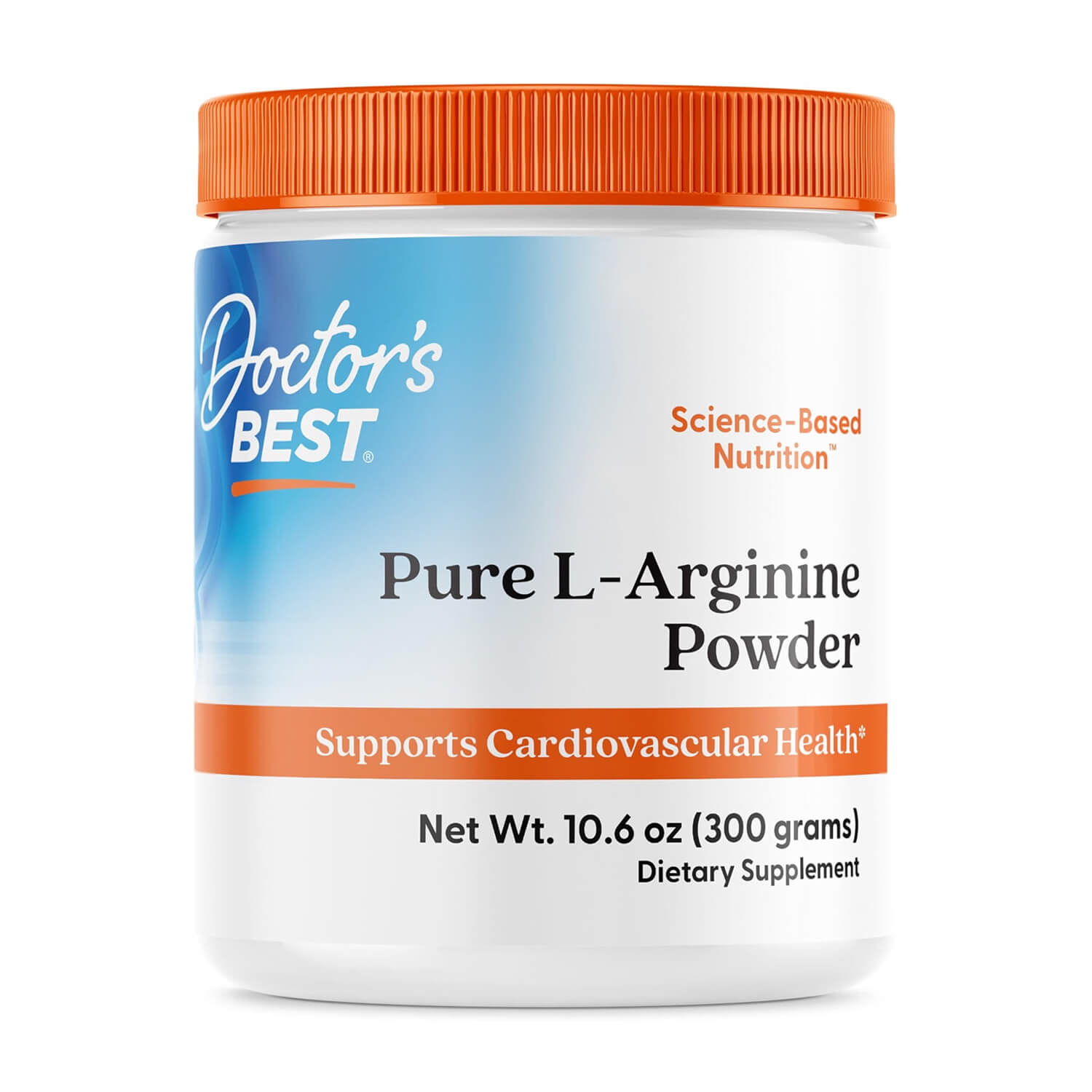 Doctor’s BEST Pure L-Arginine Powder 300g (Unflavored) 1 Doctor’s BEST Pure L-Arginine Powder (300 grams) - Image 1