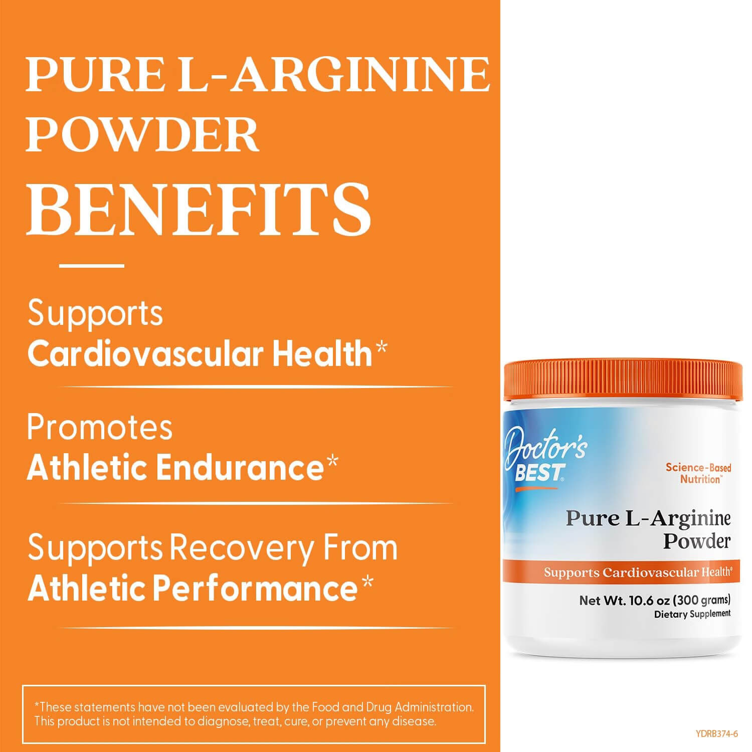 Doctor’s BEST Pure L-Arginine Powder 300g (Unflavored) 3