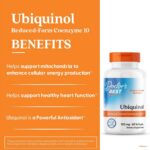 Doctor’s BEST Ubiquinol™  100mg (60 Softgels) - Image 3
