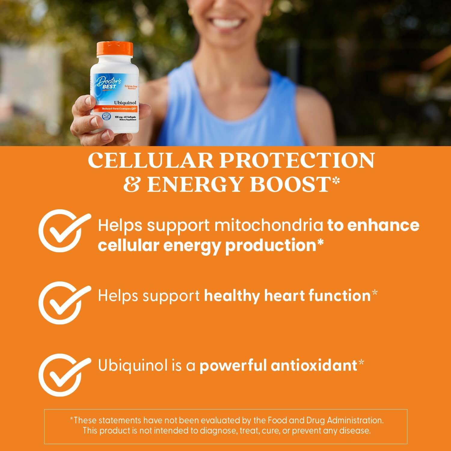 Doctor’s BEST Ubiquinol 100 mg (60 Softgels) 4