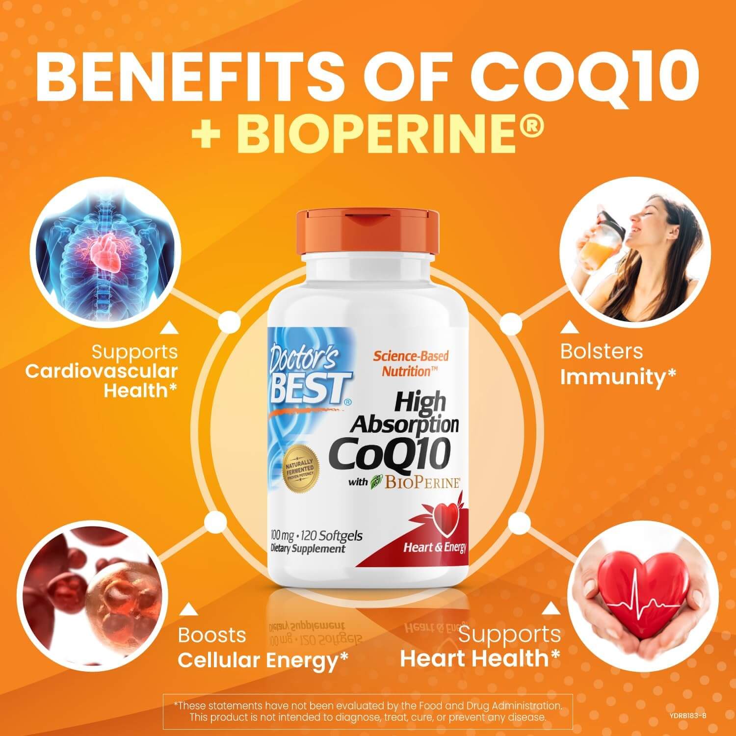 Doctor’s Best High Absorption CoQ10 with Bioperine 120 Softgels 3