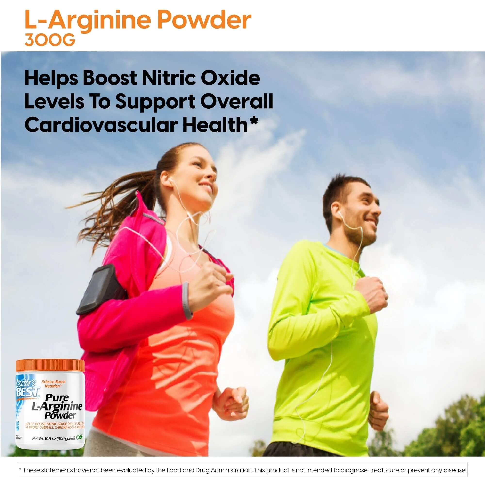 Doctor’s Best Pure L-Arginine Powder 300 Grams 5
