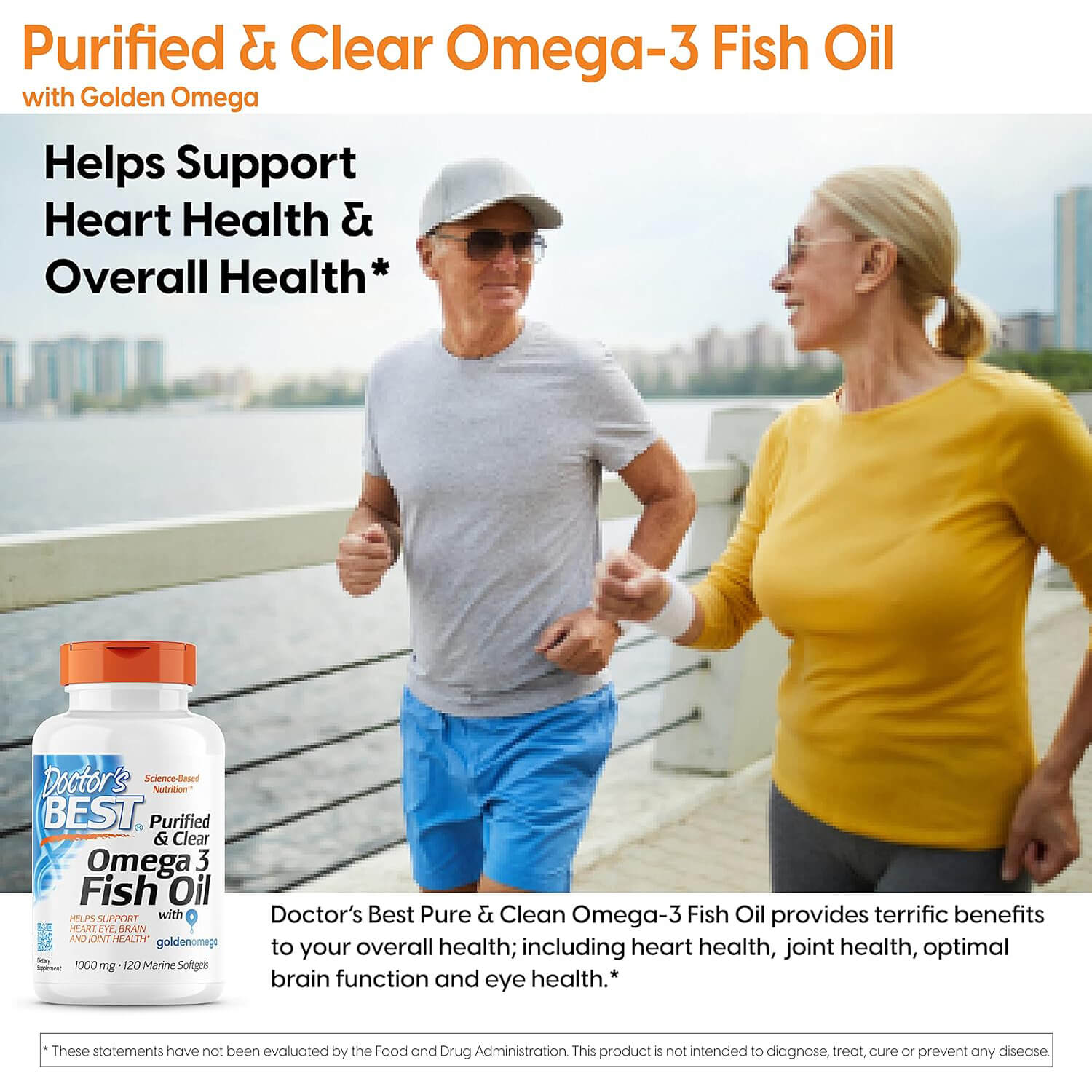 Doctor’s Best Purified & Clear Omega 3 Fish Oil 1000 mg (120 Marine Softgels) 5