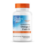 Doctor’s BEST Purified & Clear Omega 3 Fish Oil 2000 mg (120 Marine Softgels)