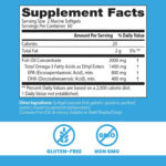 Doctor’s BEST Purified & Clear Omega 3 Fish Oil 2000 mg (120 Marine Softgels) - Image 2