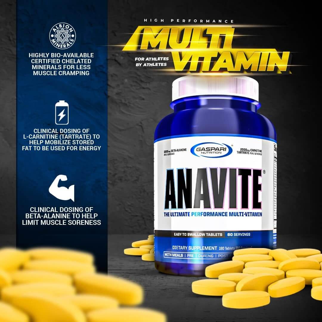 GASPARI NUTRITION ANAVITE 180 Tablets 3
