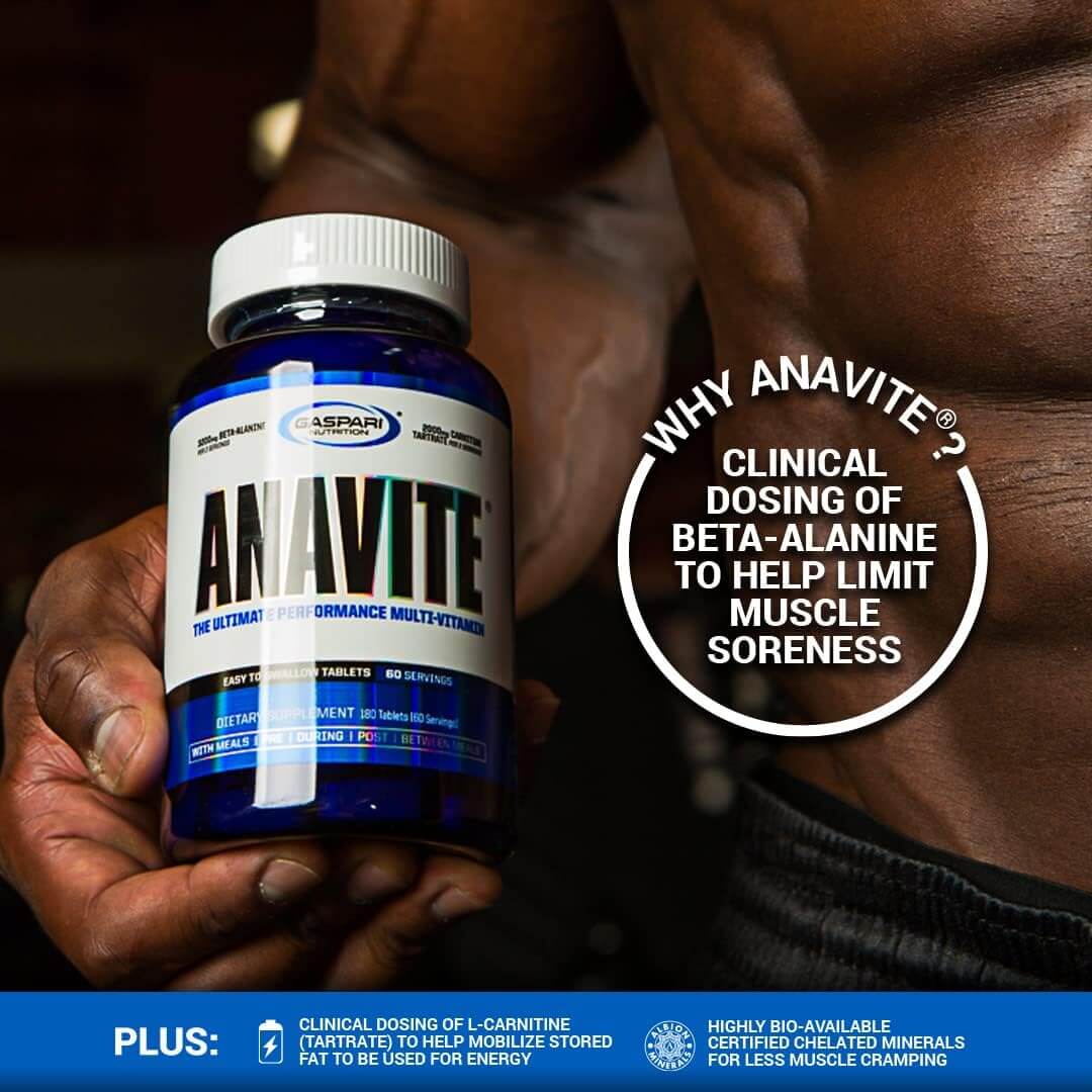 GASPARI NUTRITION ANAVITE 180 Tablets 4