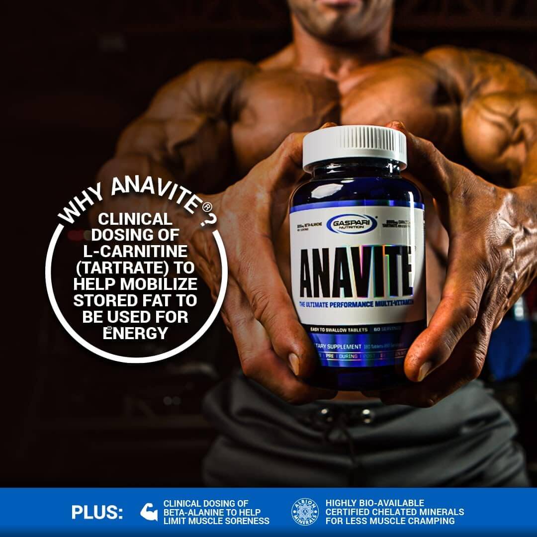 GASPARI NUTRITION ANAVITE 180 Tablets 5