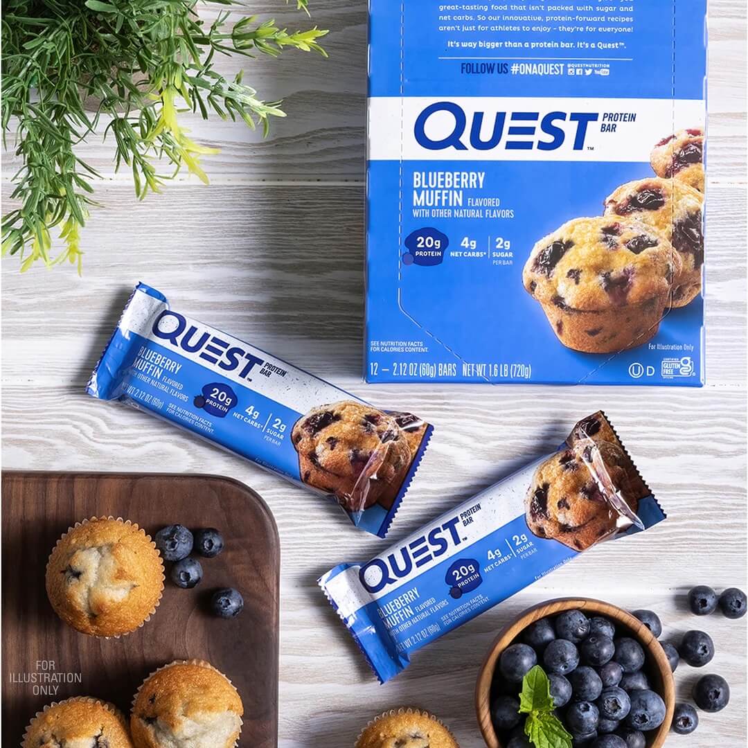 QUEST BARS 12 X 60g (Blueberry Muffin) 6