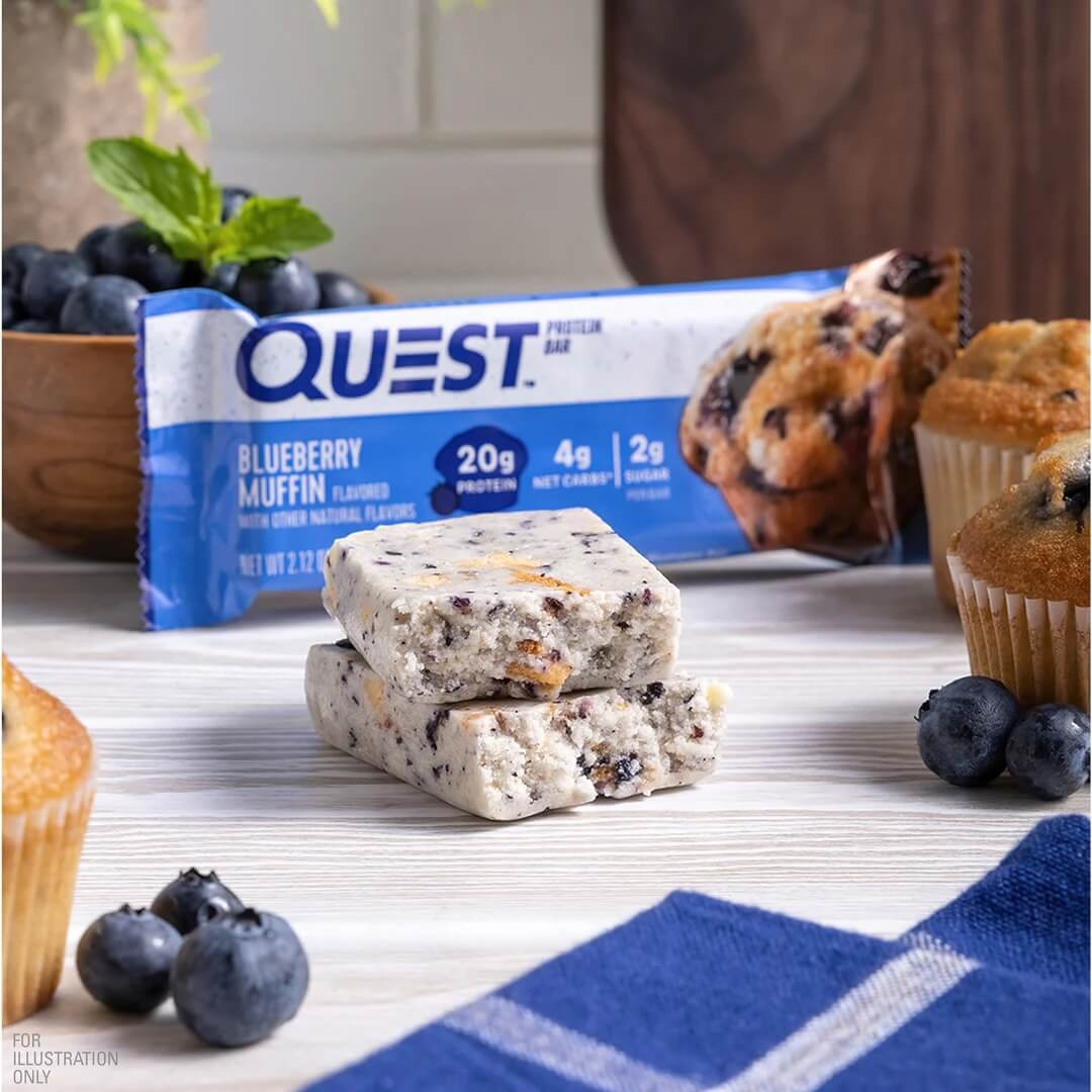 QUEST BARS 12 X 60g (Blueberry Muffin) 7