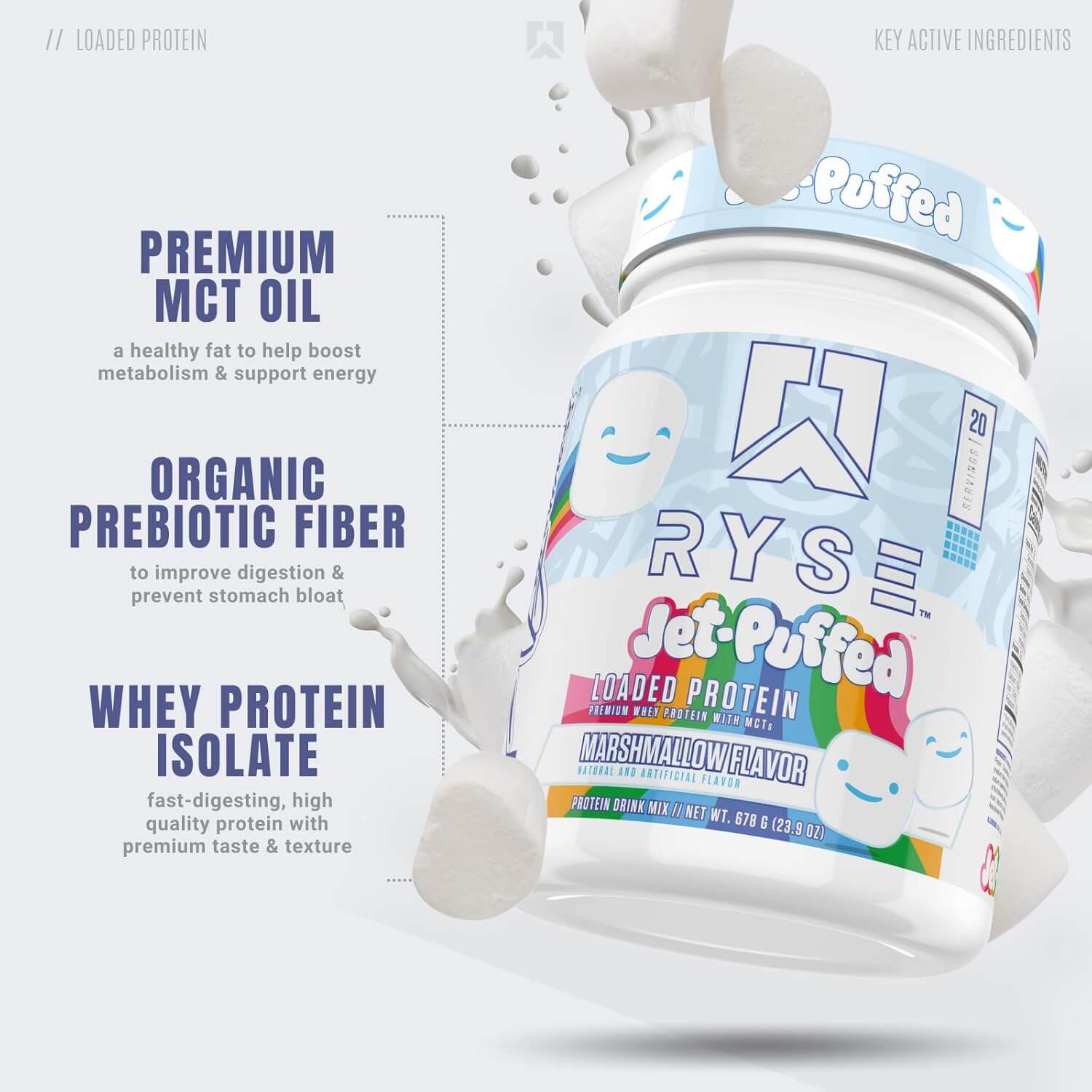 RYSE LOADED PROTEIN 678G (JET-PUFFED) 2
