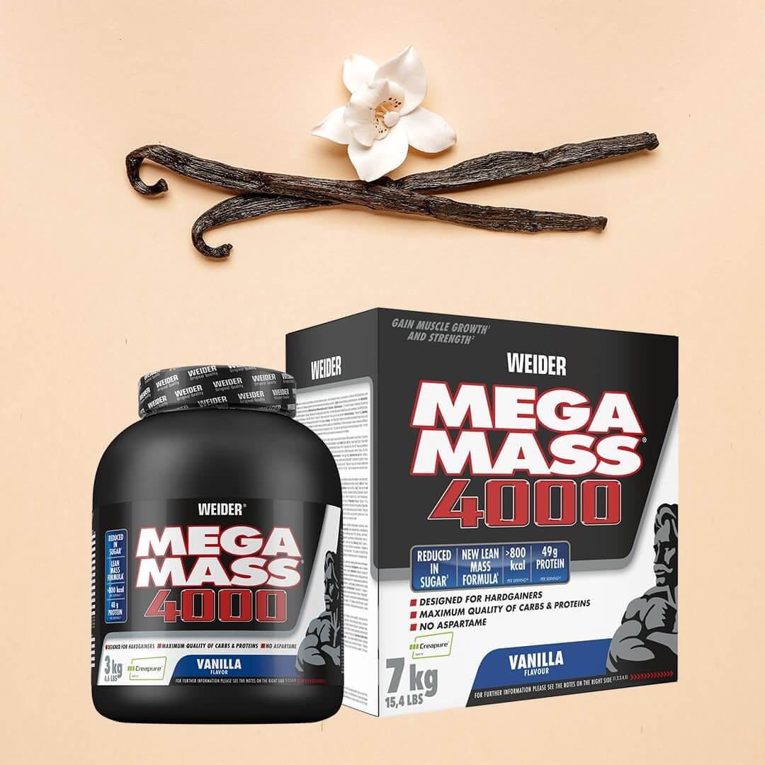 WEIDER MEGA MASS 4000 3KG (Vanilla) 6