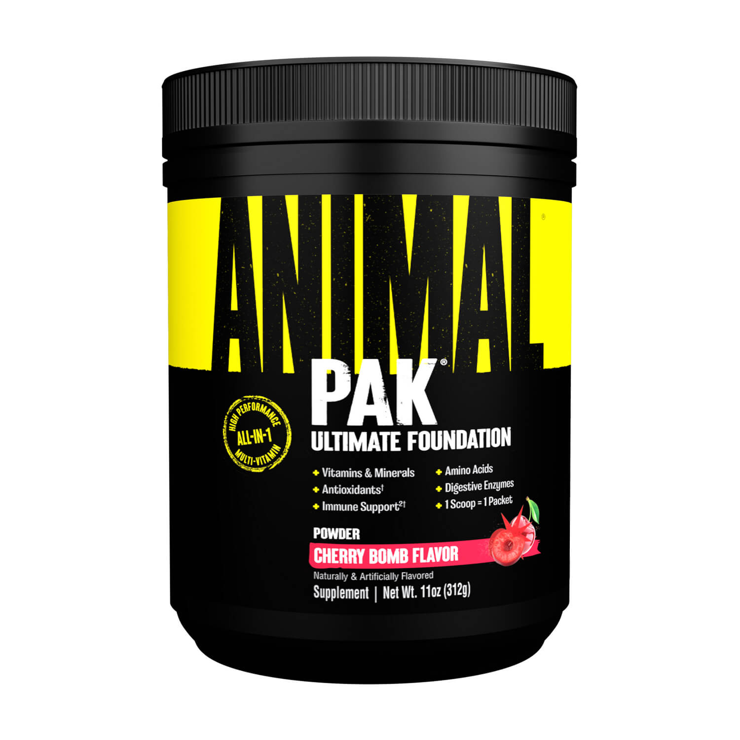 ANIMAL PAK POWDER 312g (Cherry Bomb) 1 ANIMAL PAK POWDER 312g (Cherry Bomb) - Image 1