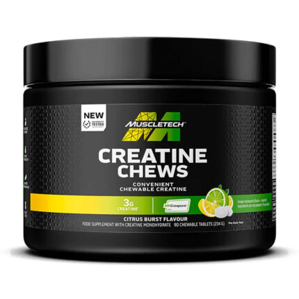 MuscleTech CREATINE CHEWS 90 Chewable Tablets (Citrus Burst)