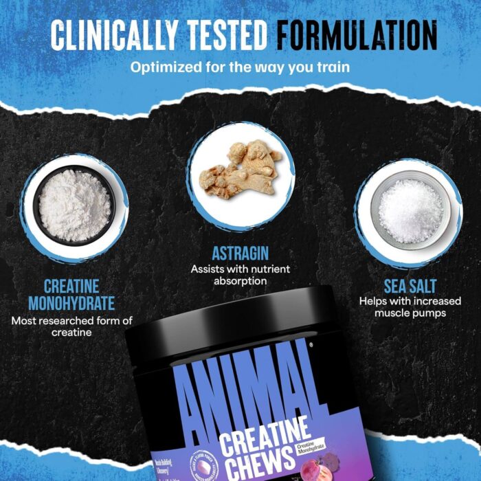 ANIMAL CREATINE 120 Chewable Tabs (Grape) - Image 4