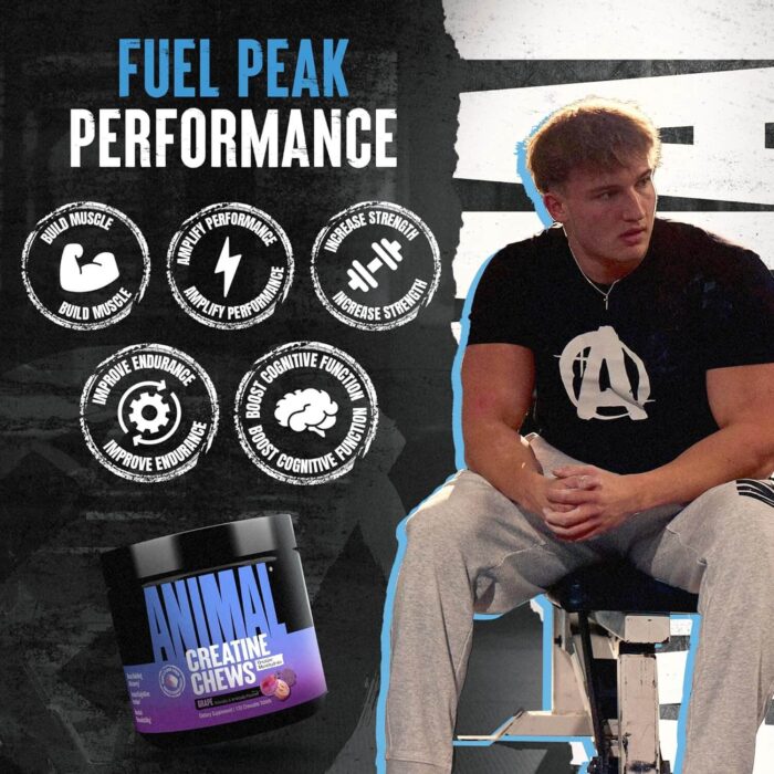 ANIMAL CREATINE 120 Chewable Tabs (Grape) - Image 5