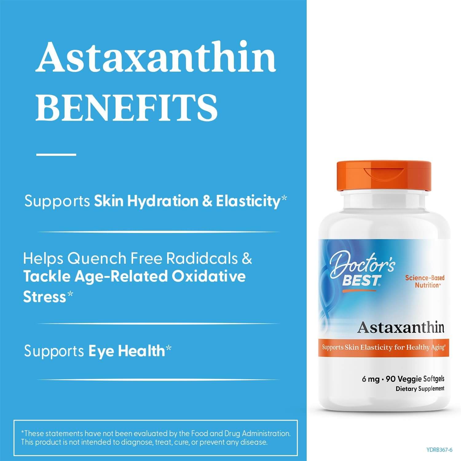 Doctor’s Best Astaxanthin 6 mg (90 Veggie Softgels) 3