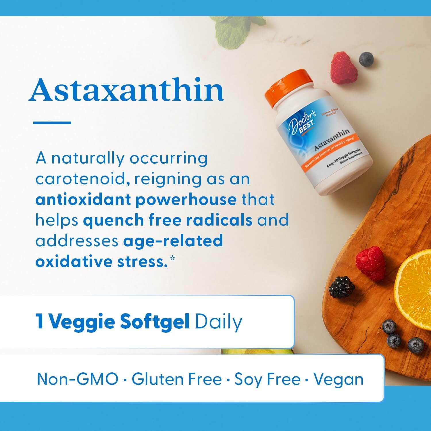 Doctor’s Best Astaxanthin 6 mg (90 Veggie Softgels) 4