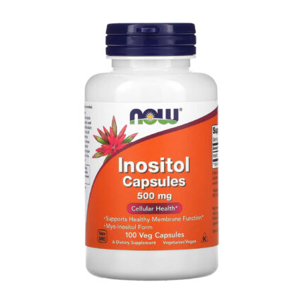 NOW Inositol Capsules 500 mg (100 Veg Caps)