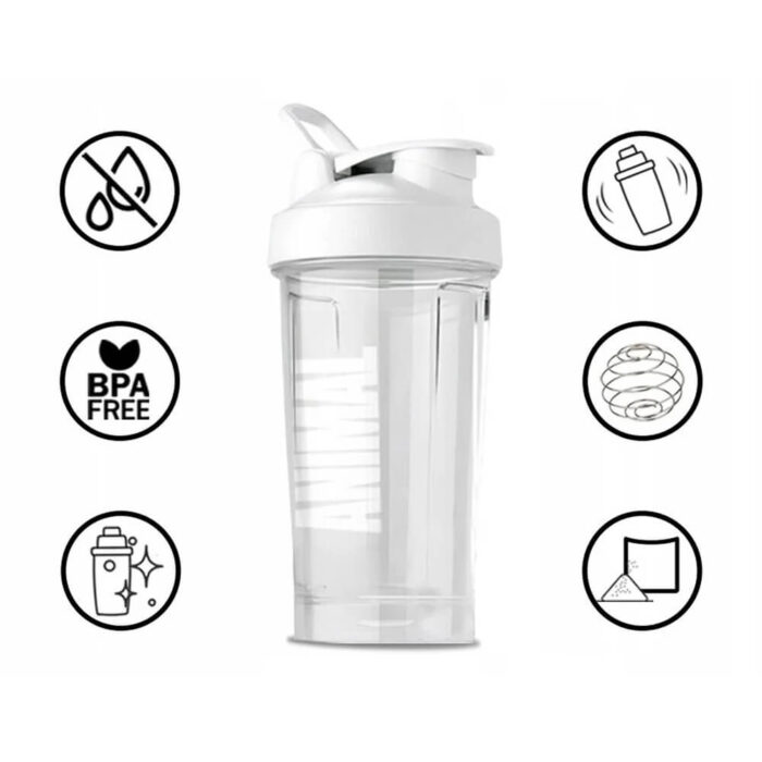 ANIMAL TRANSPARENT WHITE SHAKER (500mL) - Image 2