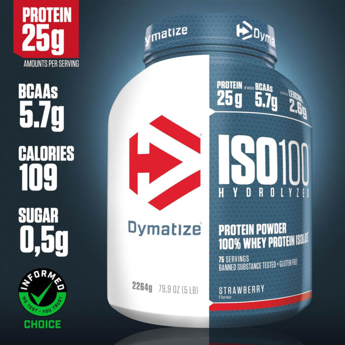 DYMATIZE ISO100 2264g (Strawberry) - Image 5
