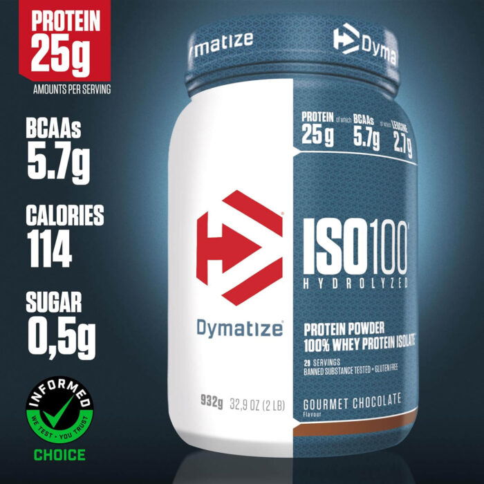 DYMATIZE ISO100 932g (Gourmet Chocolate) - Image 6