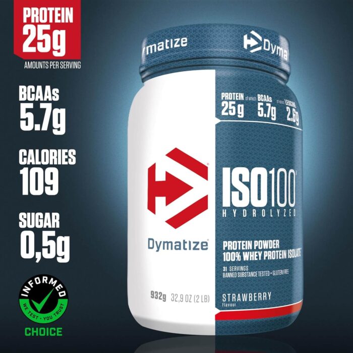 DYMATIZE ISO100 932g (Strawberry) - Image 6