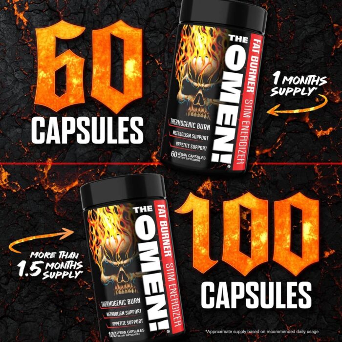 JNX SPORTS THE OMEN! (100 Veg Caps) - Image 8