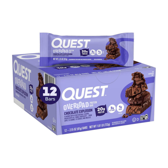 QUEST PROTEIN BAR OVERLOAD (Chocolate Explosion) - Image 1