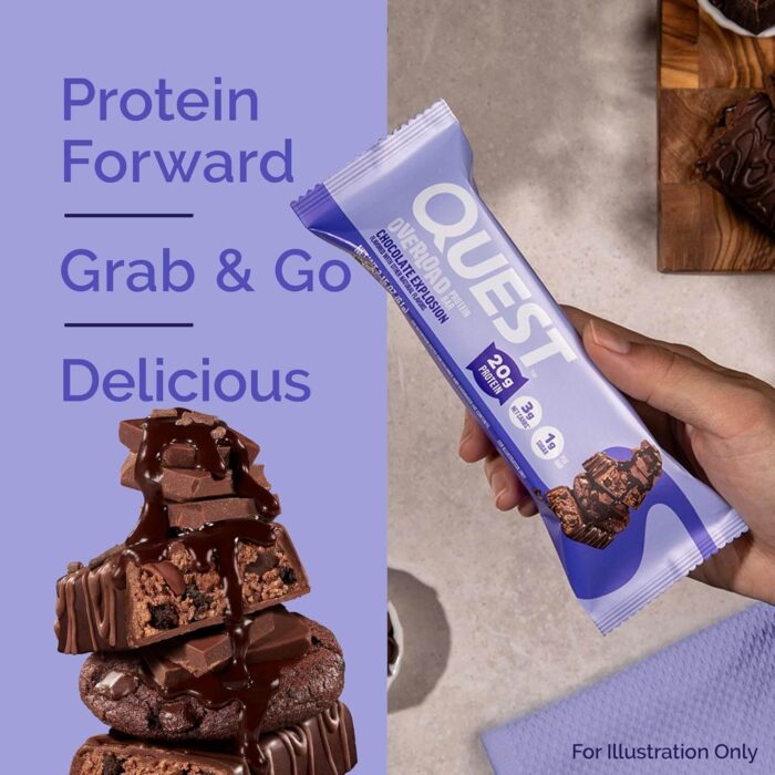 QUEST PROTEIN BAR OVERLOAD (Chocolate Explosion) - Image 3