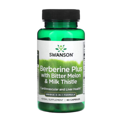 SWANSON Berberine Plus with Bitter Melon & Milk Thistle (60 Caps)