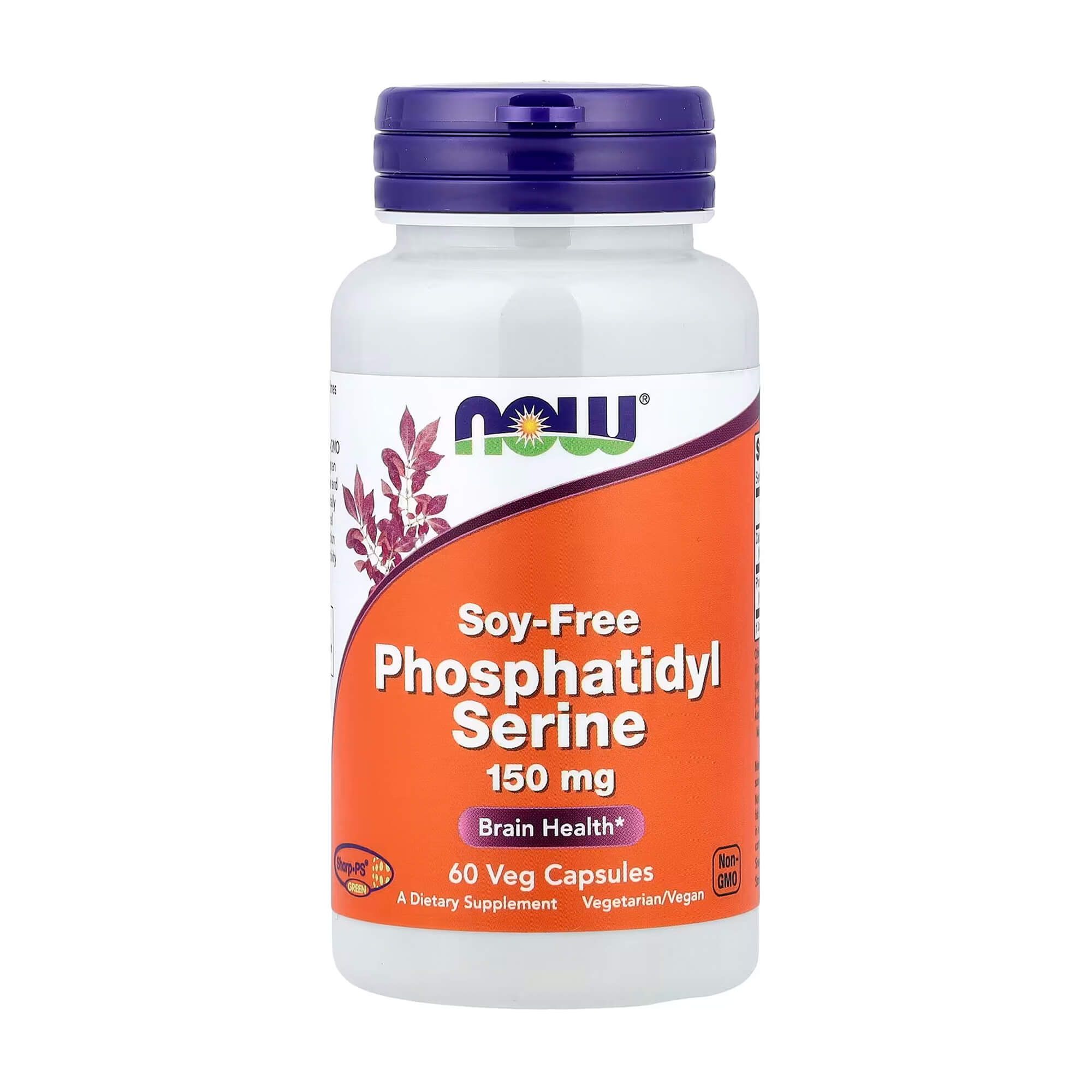 NOW Soy-Free Phosphatidyl Serine 150 mg (60 Veg Caps) 1 NOW Soy-Free Phosphatidyl Serine 150 mg (60 Veg Caps) - Image 1