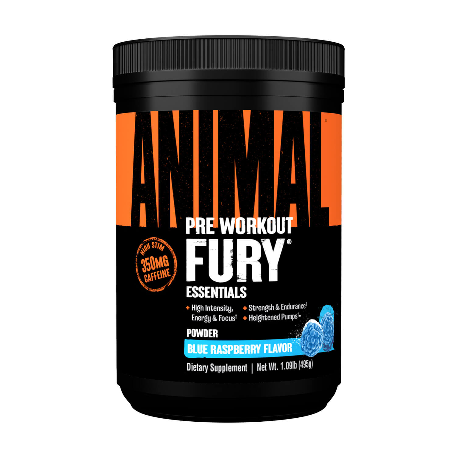 ANIMAL Fury 495g (Blue Raspberry) 1 ANIMAL Fury 495g (Blue Raspberry) - Image 1