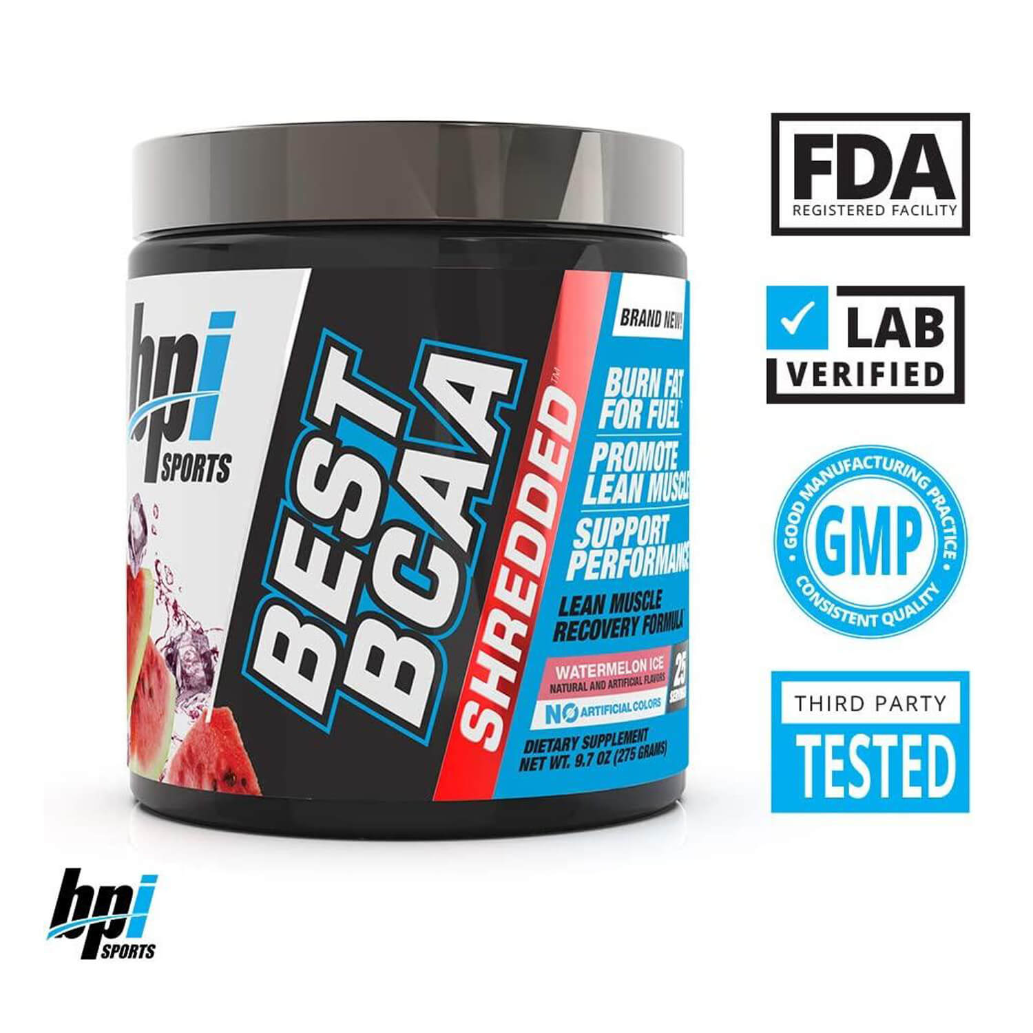 Bpi Sports BEST BCAA SHREDDED 275g (25 Servings) 4