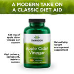 SWANSON Apple Cider Vinegar 625mg (180 Caps) - Image 4