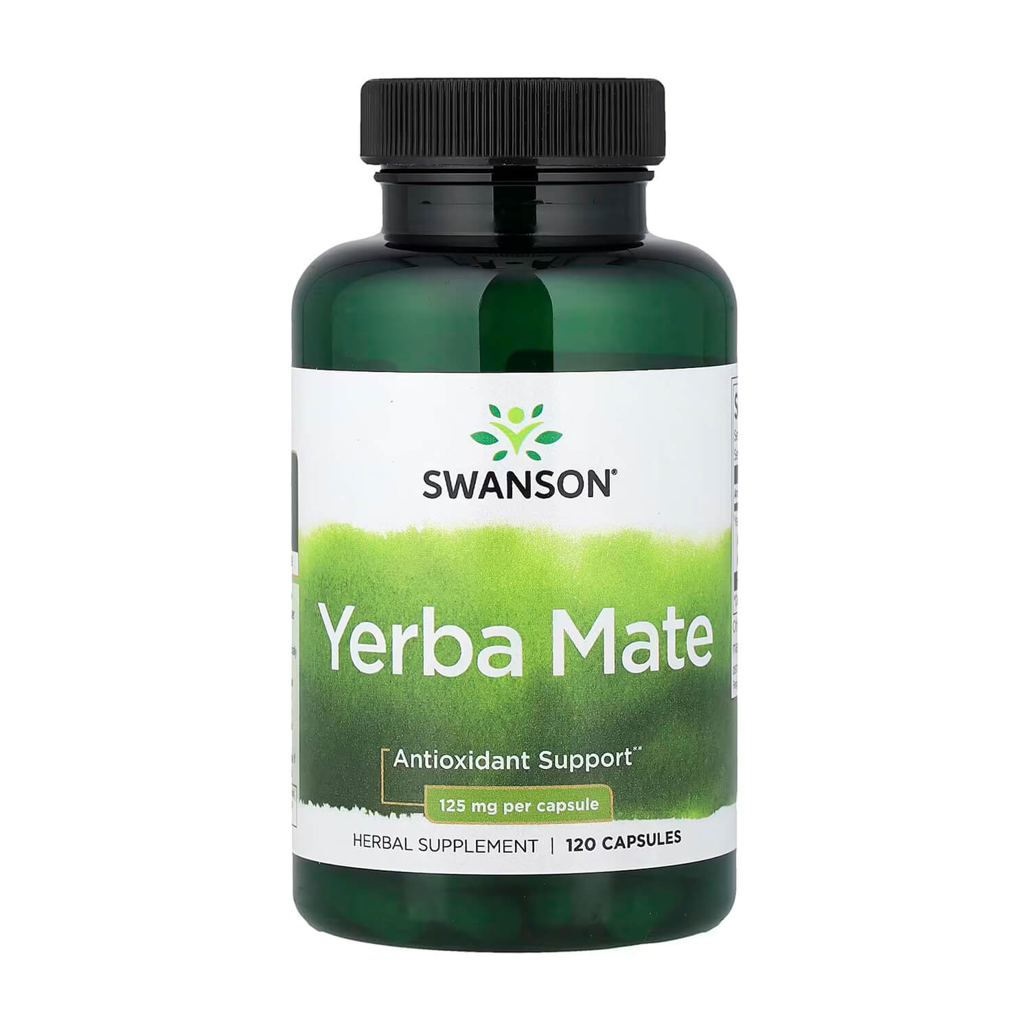 SWANSON Yerba Mate 125 mg (120 Caps) 1 SWANSON Yerba Mate 125 mg (120 Caps) - Image 1