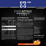 USN CREATINE ANABOLIC 5000 900g (Orange) - Image 2