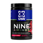 USN HARDCORE NINE AMINOS 390g (Raspberry Rocket) - Image 3