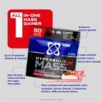 USN HYPERBOLIC MASS gH 6 Kg (Strawberry Cheesecake) - Image 3