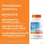 Doctor’s BEST Nattokinase 2000 FUs (90 Veggie Caps) - Image 3