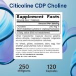 Jarrow Formulas® Citicoline CPD Choline 250 mg (120 Caps) - Image 3