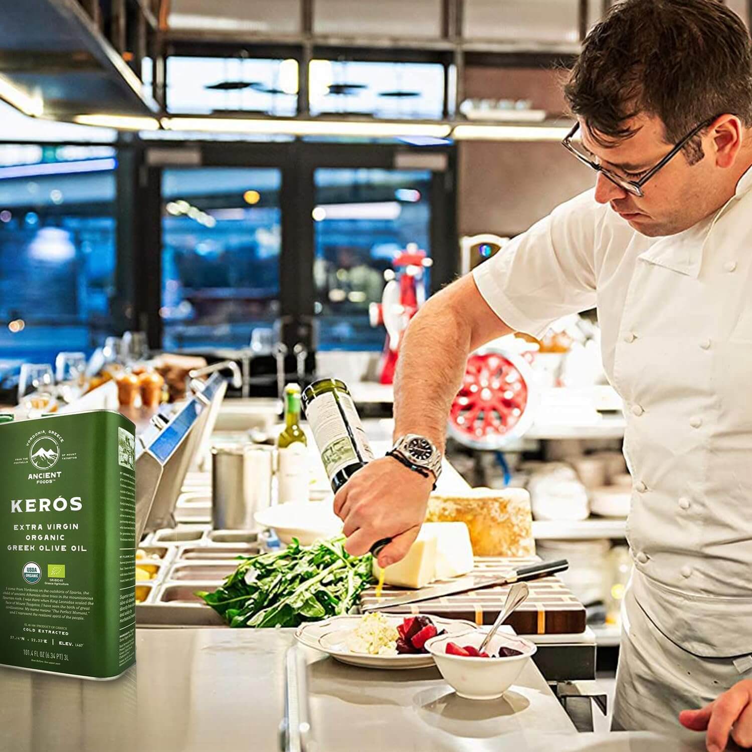 ANCIENT FOODS KERÓS EXTRA VIRGIN ORGANIC GREEK OLIVE OIL (1L) 11